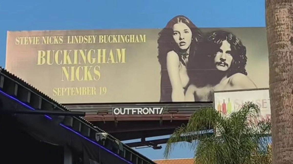 CCMusicdotcom's tweet image. Lindsey Buckingham &amp;amp; Stevie Nicks have been teasing some cryptic news over the last week. This billboard has now surfaced in Los Angeles. It appears there is finally an official reissue of the Buckingham/Nicks album. We’ll keep you updated when it gets officially announced