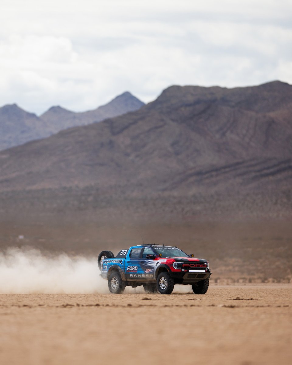 FordPerformance's tweet image. The Raptor bloodline runs deep, and this August, it runs all the way from Vegas to Reno. @bradlovell44, @healy_loren, and @vaughngittinjr are piloting the ultimate off-road family in Ford's return to the 500-mile Best In The Desert showdown. #15YearsofRaptor
