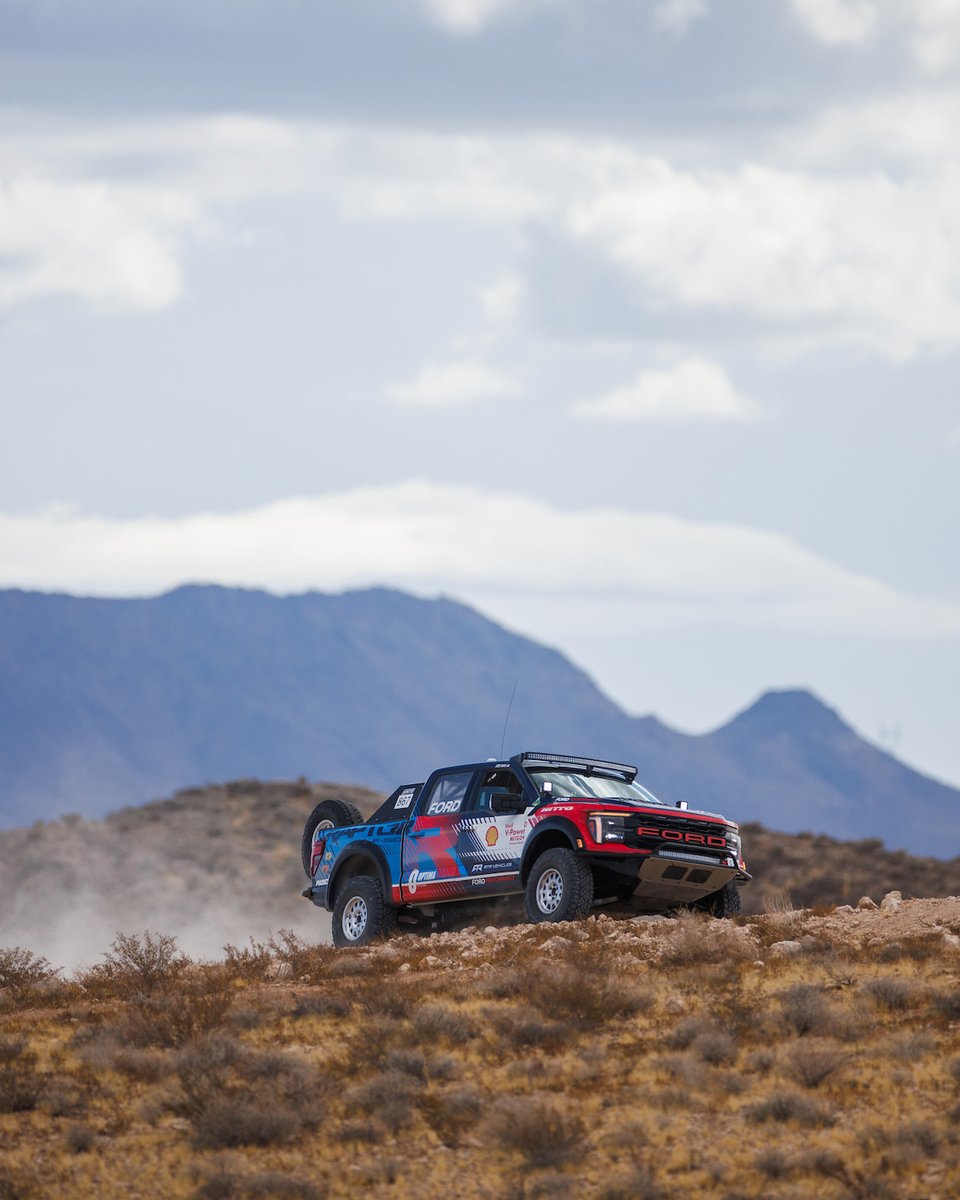 FordPerformance's tweet image. The Raptor bloodline runs deep, and this August, it runs all the way from Vegas to Reno. @bradlovell44, @healy_loren, and @vaughngittinjr are piloting the ultimate off-road family in Ford's return to the 500-mile Best In The Desert showdown. #15YearsofRaptor