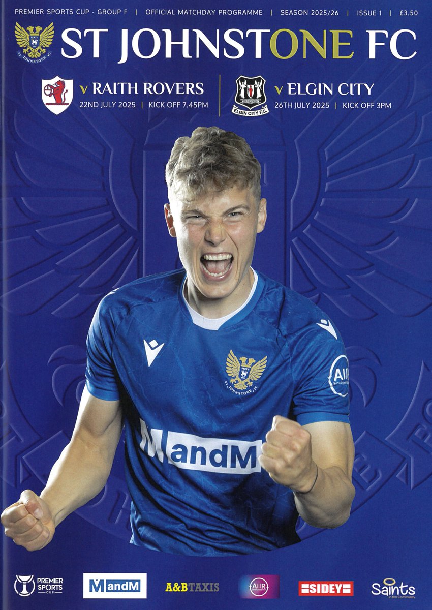 First programme issue of the new season (joint issue v Elgin) tonight within which we recall a League Cup game v Partick Th which saw us rattle up an 8-1 win at Firhill - it was one of 6 wins in the group stage that season which saw us progress with a perfect record.