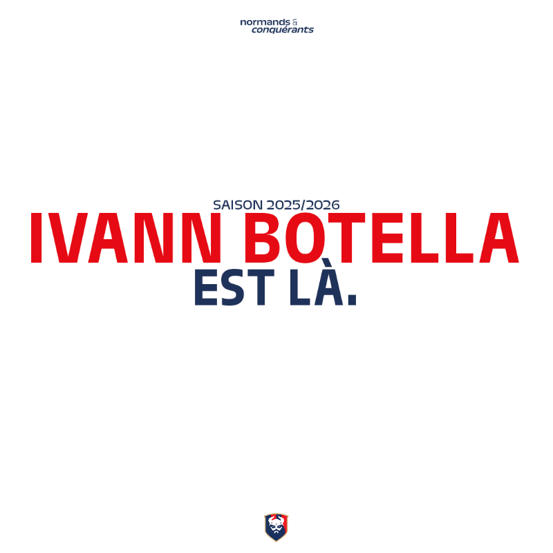 SMCaen's tweet photo. 𝗜𝗩𝗔𝗡𝗡 𝗕𝗢𝗧' 𝗘𝗦𝗧 𝗟𝗔 📍

L'attaquant de 26 ans rejoint le @SMCaen en provenance du @RedStarFC ✍️ 

#SMCaen #TeamSMC