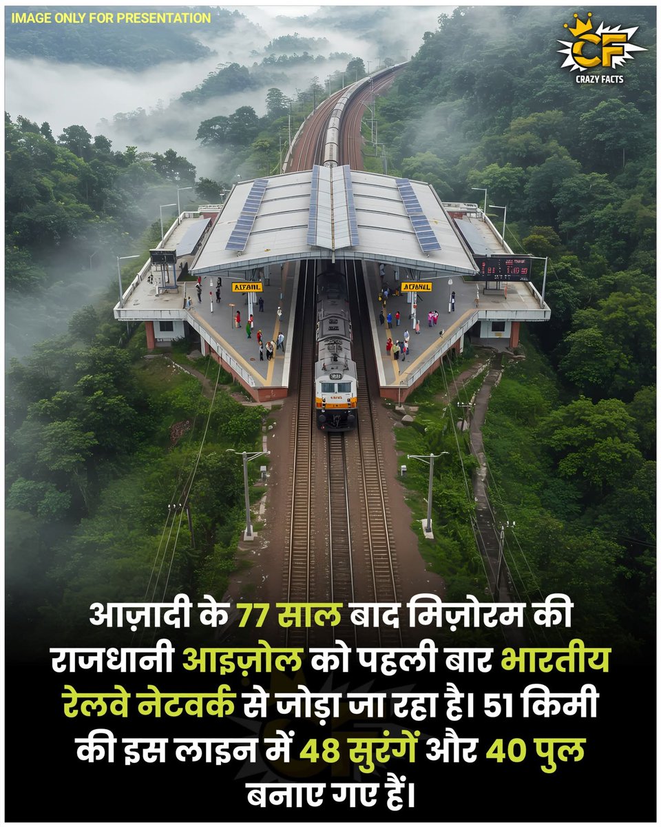 nitin poddar (@n3poddar) on Twitter photo मिज़ोरम के लोगों के लिए ऐतिहासिक पल! 
#Mizoram #indianrailways #facts मिज़ोरम के लोगों के लिए ऐतिहासिक पल! 
#Mizoram #indianrailways #facts