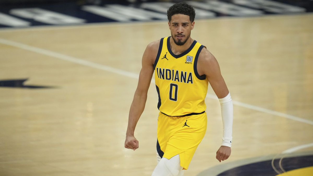 TheIndyPacer's tweet image. Tyrese Haliburton on the most overrated player narrative via The Pat McAfee Show
“I wonder who’s gonna be the guy voted on it next year. Maybe it will still be me. Maybe I’ll be in a boot and still get voted number one.”