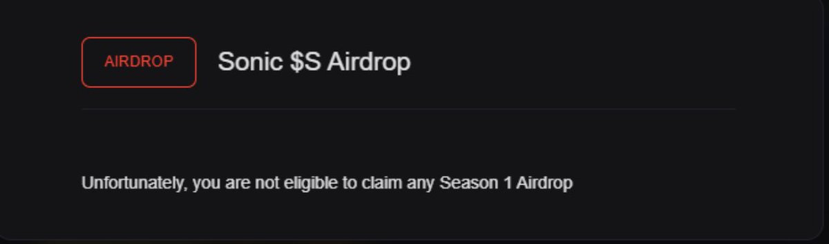 PoyoEB's tweet image. This sonic airdrop has to be the worst I’ve ever seen.
Thousands deposited into LP pools, Dapps etc for months on end just for this crap.
Send it to 0 with haste
Absolute grifters