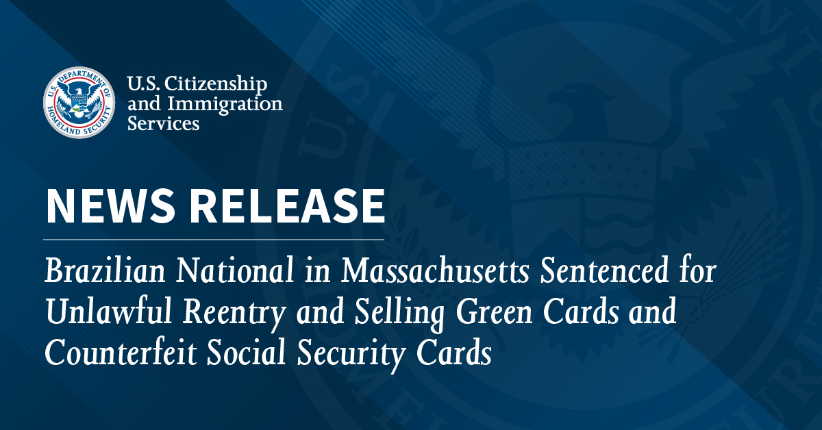 USCIS's tweet image. Choices have consequences. This criminal alien chose to break the law and is now in jail serving a federal sentence for selling phony documents and for illegally reentering the U.S. after a prior deportation. USCIS provided valuable assistance to this federal investigation and…