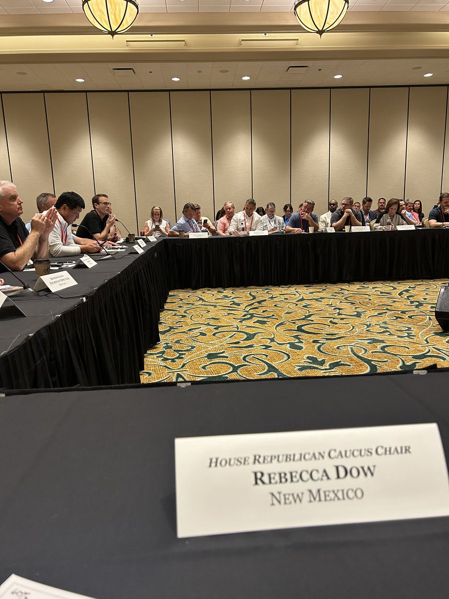 dowfornm's tweet image. This week I’m attending the RSLC conference in Colorado. Todays focused session is on “Navigating The Future of Health Care: How States Are Adapting to Changing Federal Health Policy & Innovations in Care”
We must preserve Medicaid for the truly vulnerable—seniors, children,…