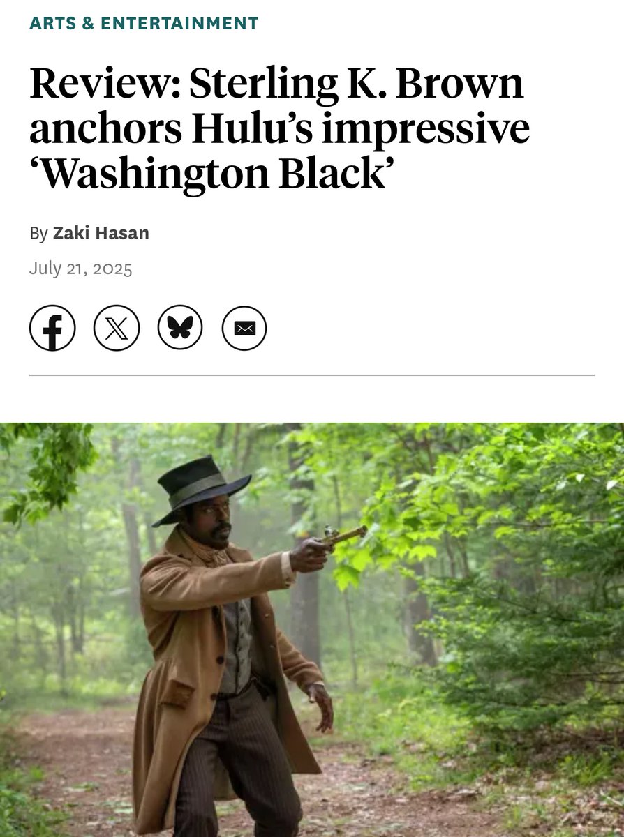 zakiscorner's tweet image. At @sfchronicle, check out my review of the terrific new miniseries #WashingtonBlack, dropping tomorrow on @hulu:
sfchronicle.com/entertainment/…