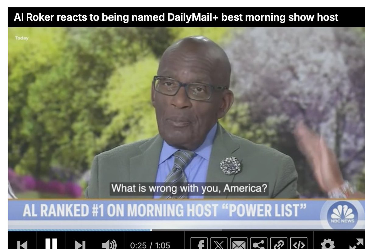 J_L_Partners's tweet image. NEW: Today Mail Plus launched its Power List - a mega poll with J.L. Partners of the public figures Americans most rate
Their first List of morning show hosts has Al Roker topping the list, and he even reacted to it on TV!
Explore the full data: dailymail.co.uk/media/article-…