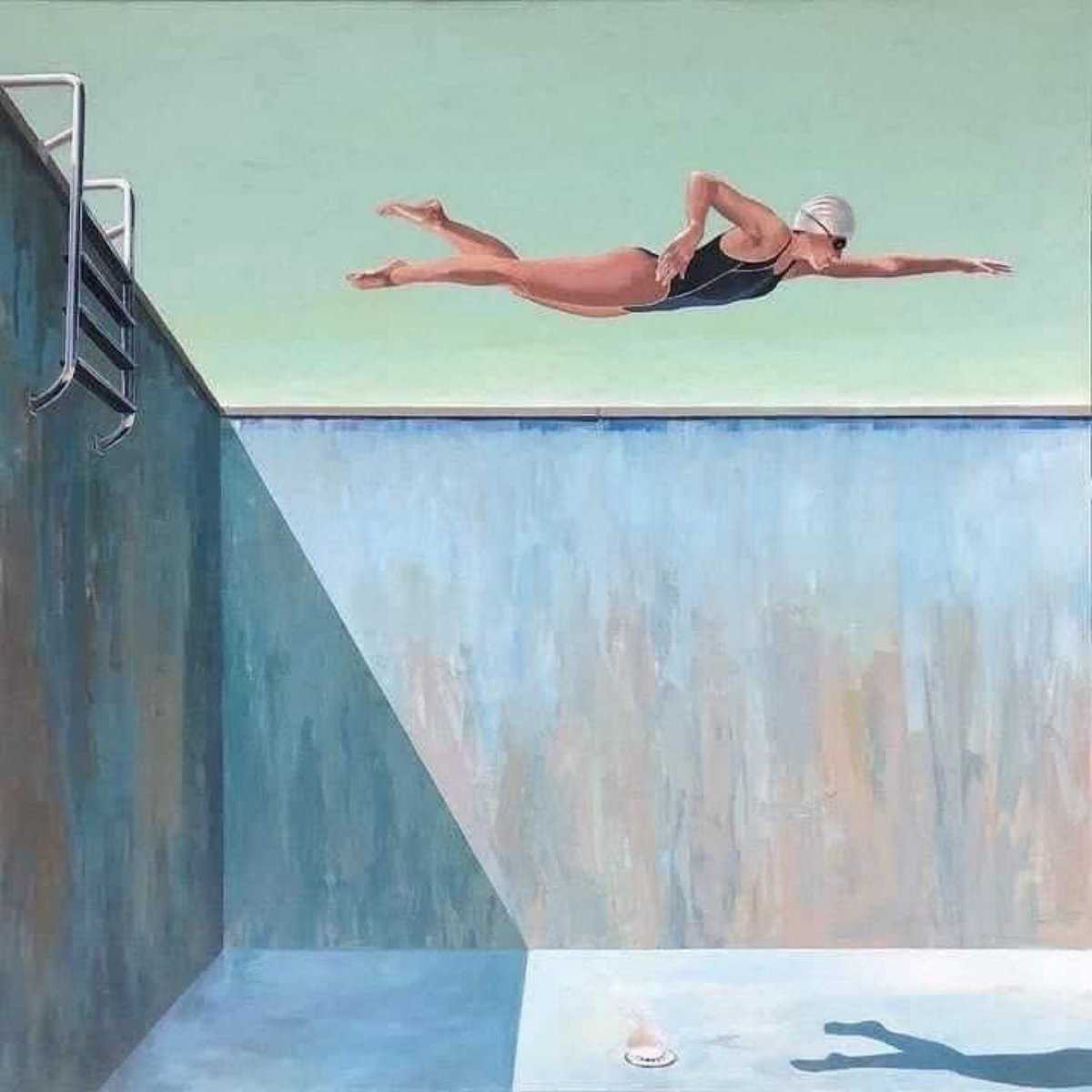 olgatuleninova's tweet image. Andrea Baruffi (Italian artist, born 1949)
"Transparente II", 2019.
Acrylic on canvas, 150 × 150 cm.
Galleria Forni, Bologna, Italy.