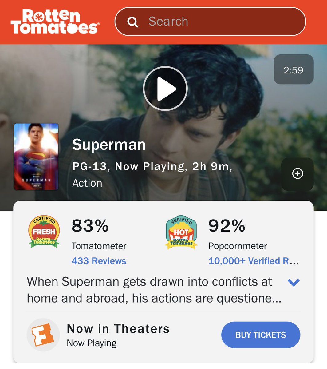 marvelousmarc96's tweet image. #FantasticFour just destroyed SUPERMAN!!!! The MCU is so back 😭