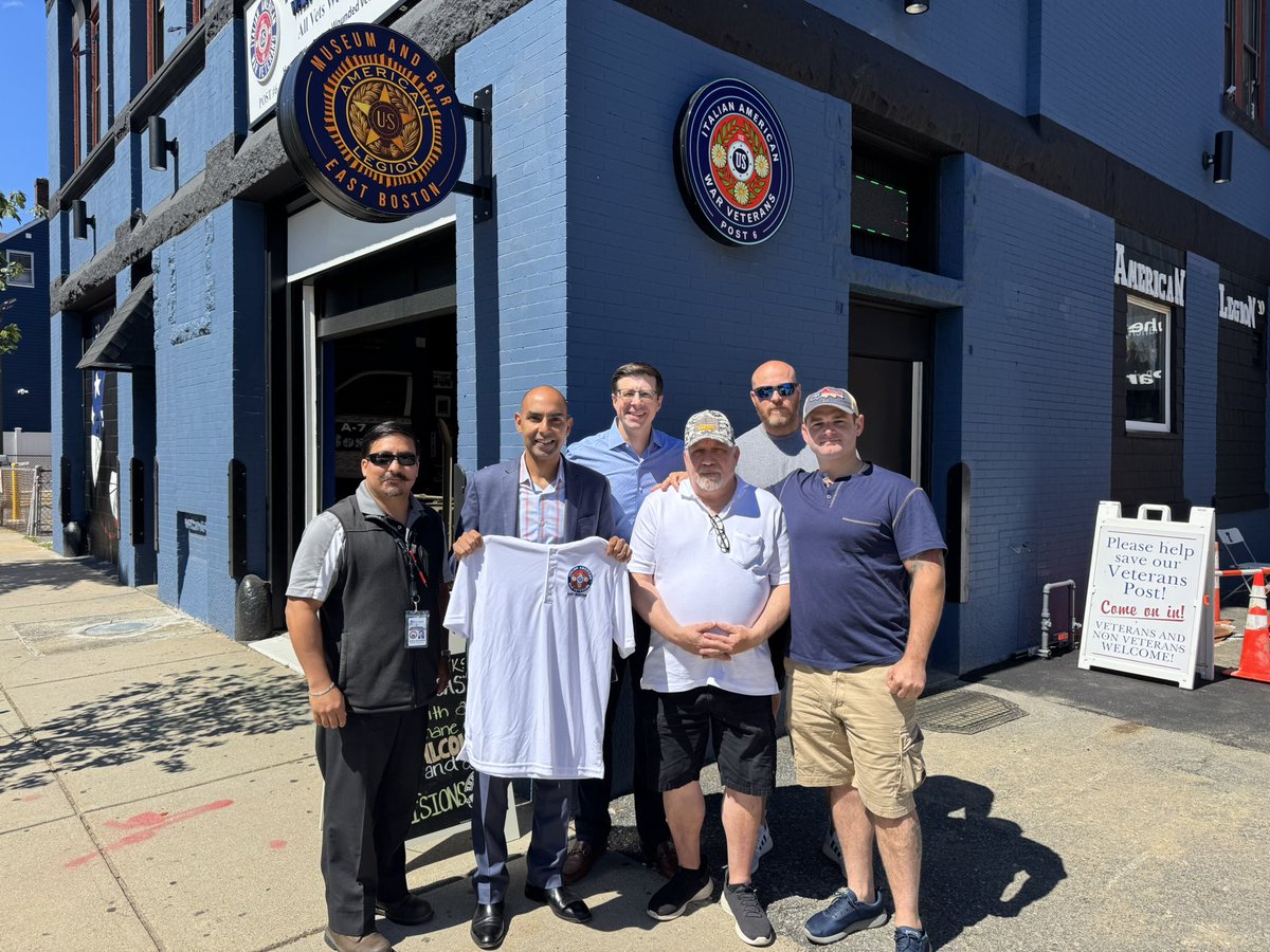 Great time visiting American Legion Post 30 and Italian American War Veterans Post 6 in East Boston today. This hidden gem is more than just a bar - it’s a museum honoring our nations heroes! Open to everyone, regardless of veteran status, it’s a must visit for anyone looking for