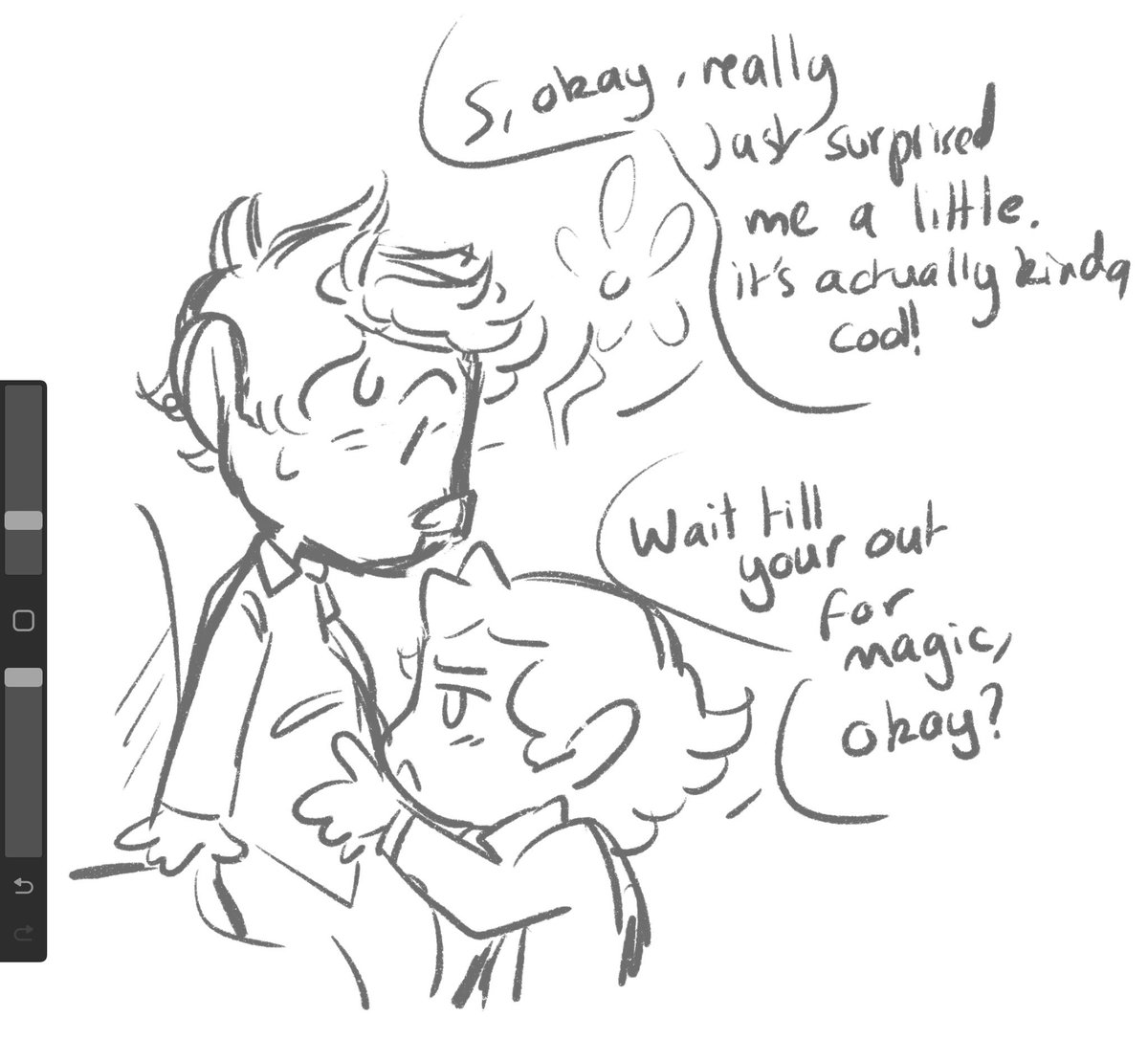 natendo_art's tweet image. Mobius experiencing some magical surprises from carrying his and Lokis child ๐๐๐