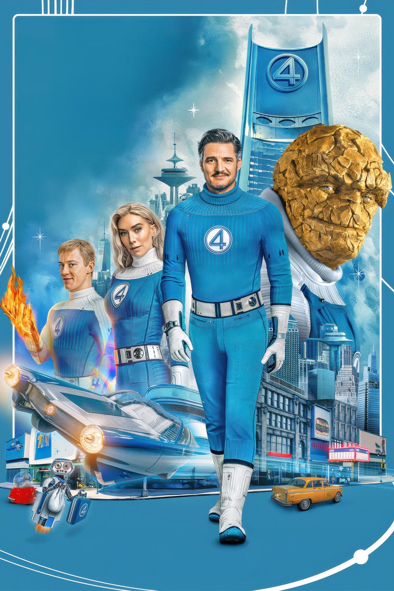 screentime's tweet image. Rotten Tomatoes' scores for every 'FANTASTIC FOUR' film:
▪️ Fantastic Four: First Steps — 88%
▪️ Rise of the Silver Surfer — 37%
▪️ Fantastic Four (2005) — 27%
▪️ Fantastic Four (2015) — 9%