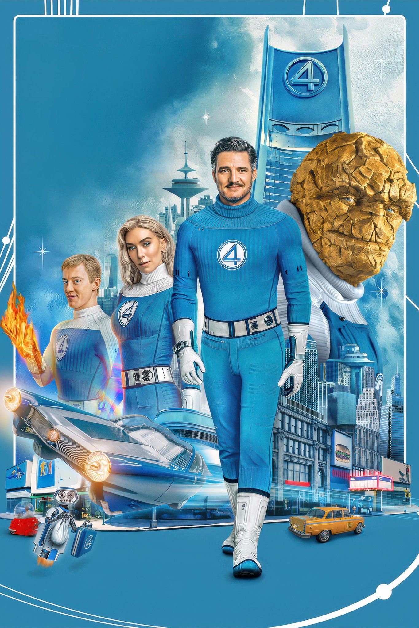 FANTASTIC FOUR ポスター 50x70 cm 4枚セット FANTASTIC FOUR ポスター 50x70 cm 4枚セット - メルカリ