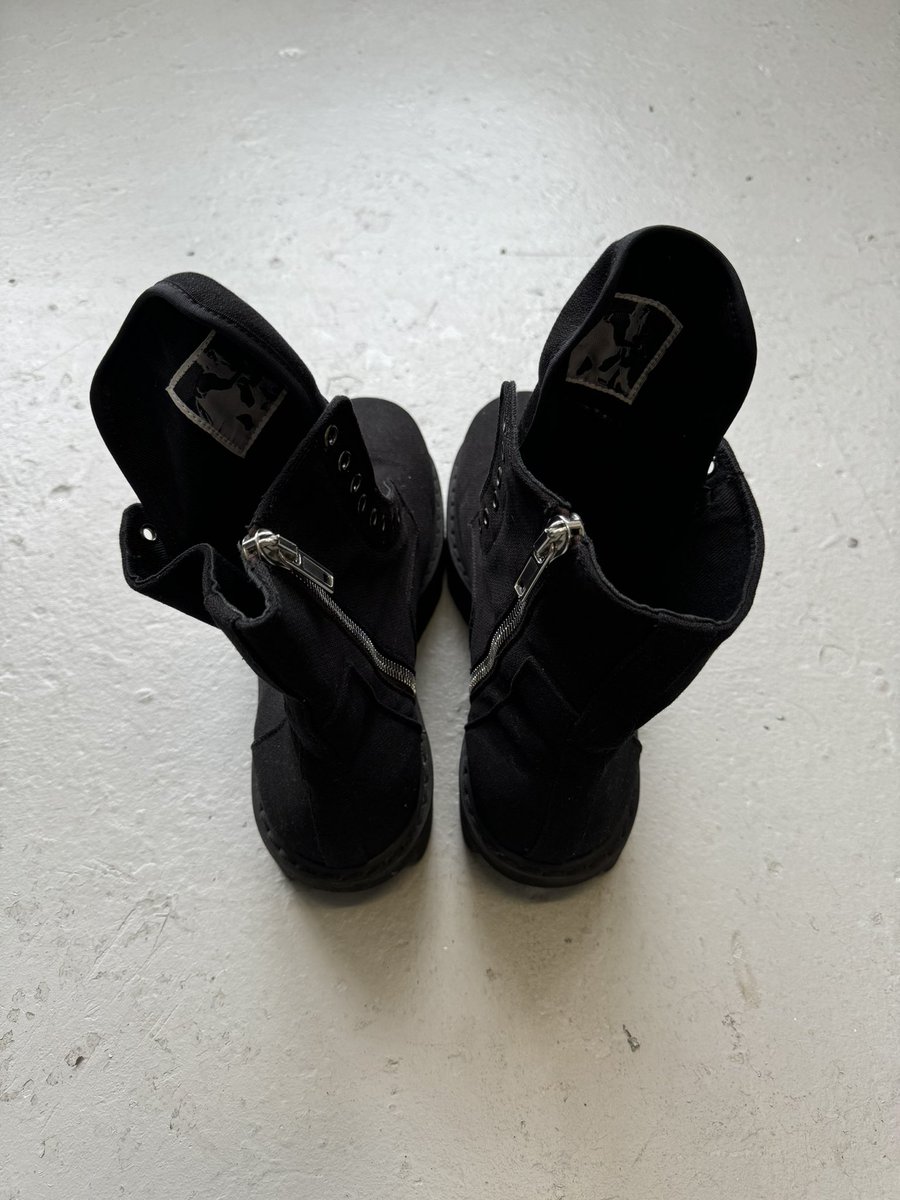 Rick Owens DRKSHDW Megatooth Army Boots