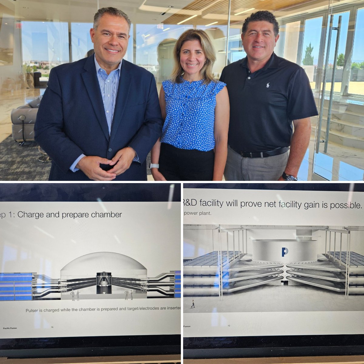 SenPadilla's tweet image. New Mexico is on the cusp of an economic development revolution. Fusion power can help meet the power needs of that revolution. I met with Pacific Fusion, and am happy they have chosen NM for their new $1B, with a B, testing plant. @NMSenateDems @SenPadilla #nmpol #nmleg…