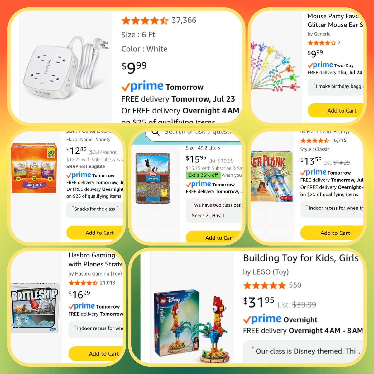 Good afternoon! Hi, im Alana a 4th grade teacher in Florida. Was hoping you had a moment to #repost my list? I go back in just 13 days and any help is deeply appreciated.  #clearthelist 🥰amazon.com/hz/wishlist/ls…