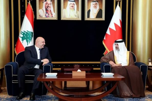 almostshar202's tweet image. عون من #البحرين : الزيارة ستُسهم في فتح آفاق جديدة للشراكة الاستراتيجية بين البلدين.
بالله عليك يا فخامة الرئيس عن اي شراكة استراتيجية تتحدث مع مملكةنصف شعبها من المجنسين والنصف الاخر مغيبين او معتقلين وكانت من الدول السباقة لتوقيع اتفاقيات استراتيجية مع الموساد لتولي تدريب عناصر…