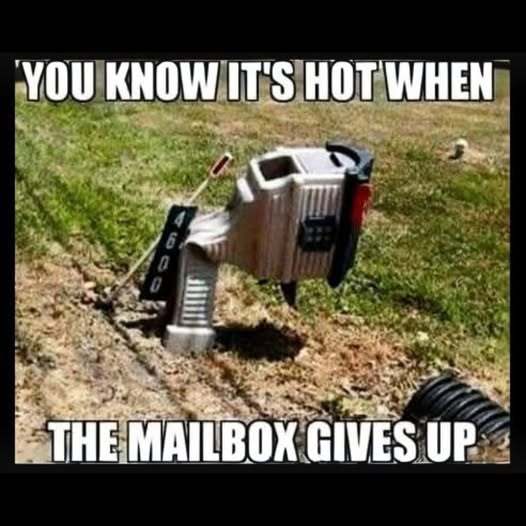 dusterdog1's tweet image. Another summer day.
I'm not saying it's too hot, but...