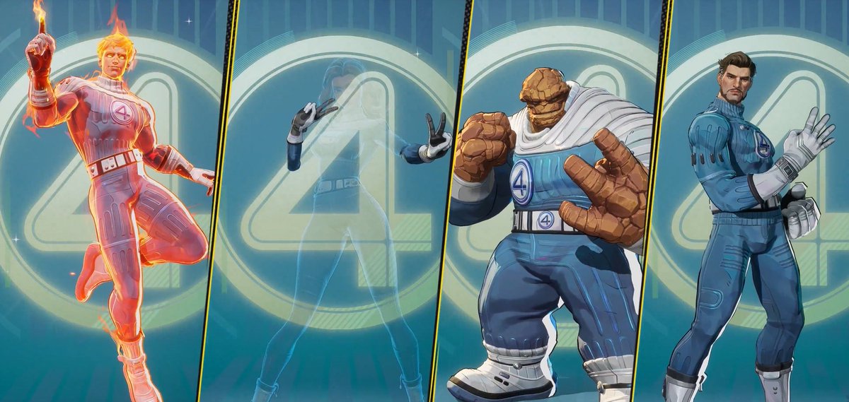 RivalsAssembled's tweet image. Fantastic 4: First Steps in #MarvelRivals
1 2 3 4