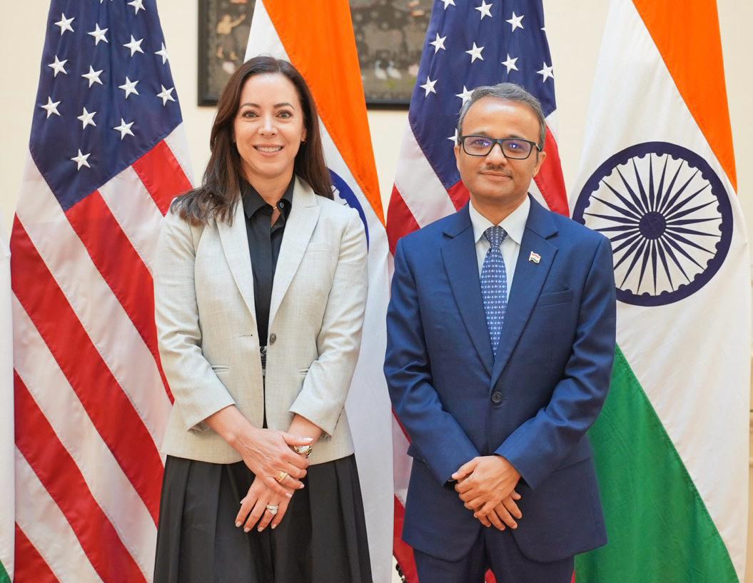 Consul General <a href="/binaysrikant76/">Binaya Pradhan</a> welcomed Ms. Suzanne Dann, CEO – Americas, <a href="/Wipro/">Wipro</a>, at the Consulate. They discussed the growing India-U.S. technology corridor, including more US companies opening Global Capability Centers (GCCs) in India; digital transformation, and innovation