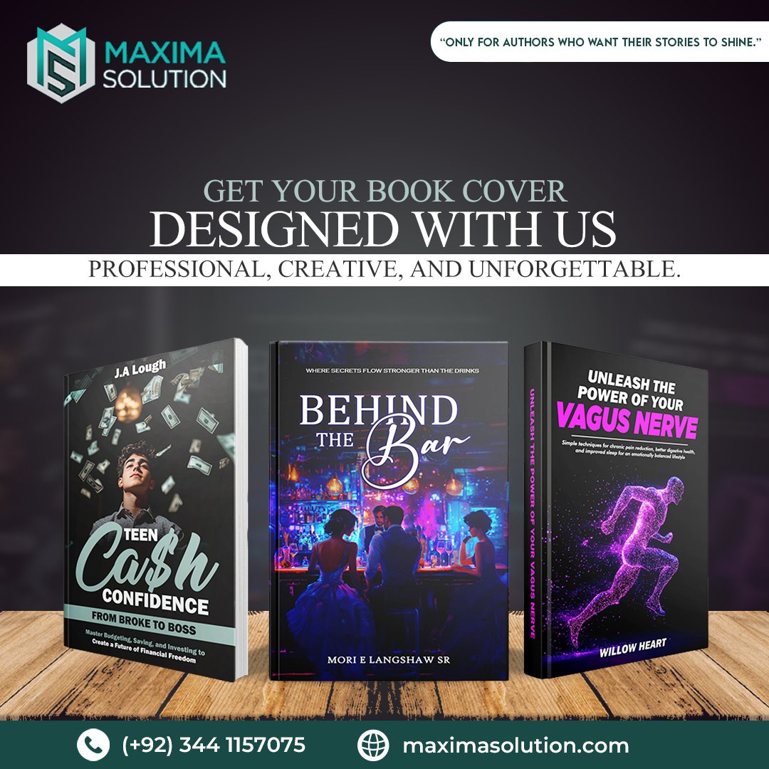 Make your first impression unforgettable.
📞 Contact us: +92 325 7906515
#BookCoverDesign #USAuthors #SelfPublishedAuthors #IndieAuthorsUSA #AuthorLife #WritersOfInstagram #AuthorSupport #BookDesignMatters #PublishingJourney #KindleAuthors #WriteAndPublish #AuthorBranding