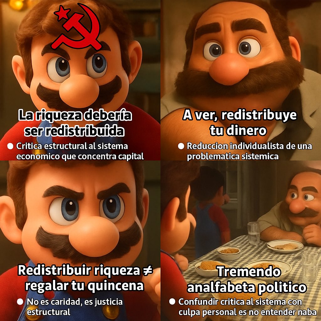 Maxx45_47's tweet image. El que cree que redistribuir riqueza significa que le van a quitar su salario y dárselo a otro no entiende que el problema no es su sueldo, sino el sistema que hace que trabajes toda tu vida para enriquecer a un 1% que no trabaja.