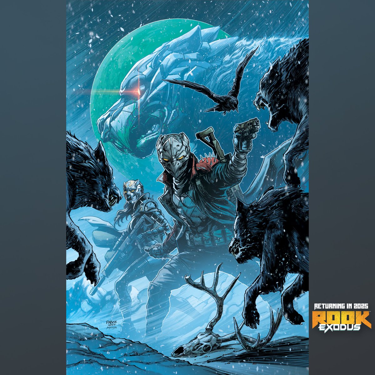 JasonFabok's tweet image. Rook : Exodus issue 7 cover by myself and @bdanderson13 out in October. Pre order today!!! #rook #rookexodus @ImageComics @GhostMachinePro