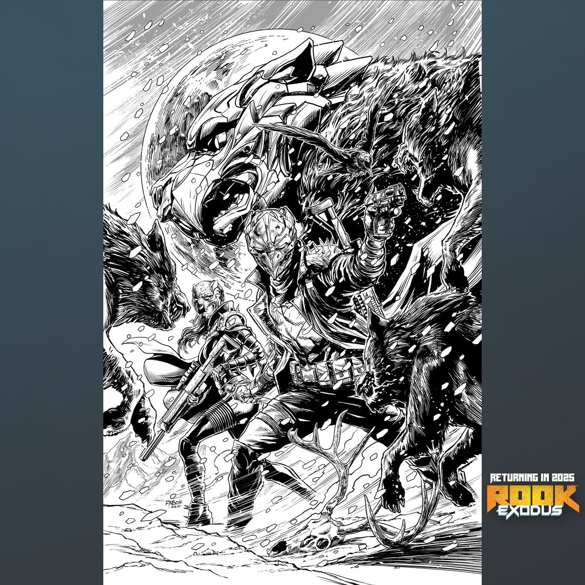 JasonFabok's tweet image. Rook : Exodus issue 7 cover by myself and @bdanderson13 out in October. Pre order today!!! #rook #rookexodus @ImageComics @GhostMachinePro