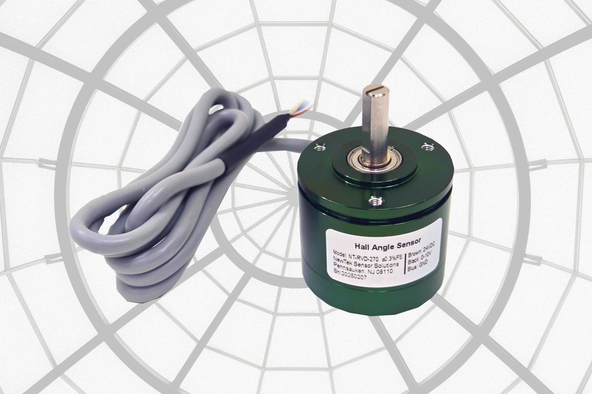 ElectronicProd's tweet image. NewTek’s RVD Series of Hall-effect angle #sensors target #industrial applications and can operate in dusty, wet, and oily environments. #anglesensors electronicproducts.com/angle-sensors-…