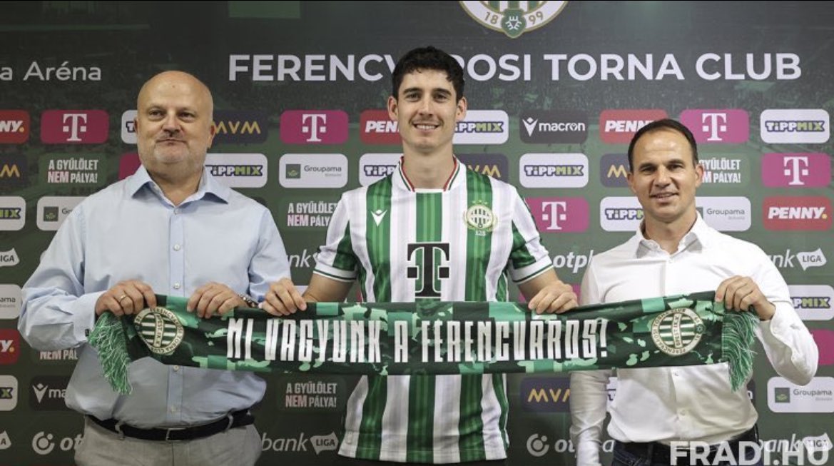 reptracker's tweet image. Callum O’Dowda had just SCORED to equalise for Ferencvaros up on his Champions League debut!🤩
Go on COD🇮🇪