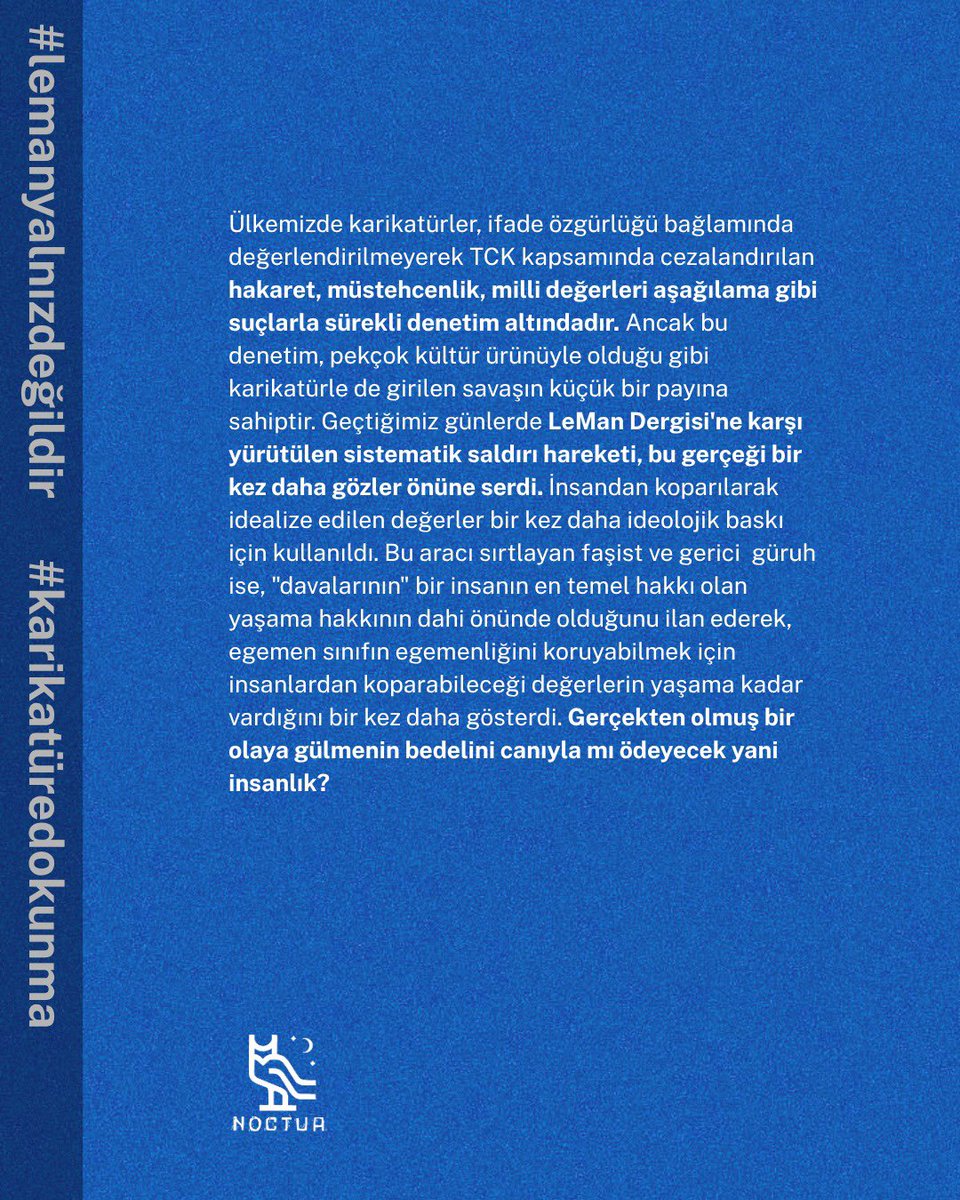 Karikatür nedir?

#lemanyalnızdeğildir #karikatüredokunma #karikatür