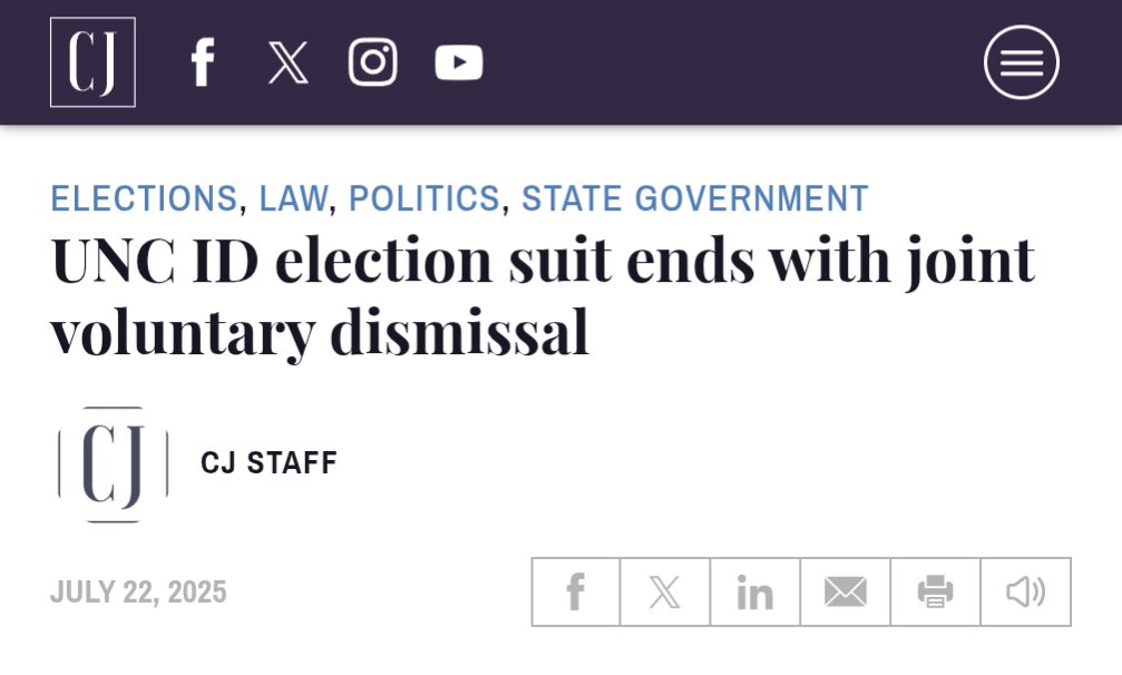 oldnorthpats's tweet image. The NC board of elections settled a lawsuit over the use of UNC's digital ID for voting, by agreeing that electronic IDs violate elections law
The UNC ID was approved for 2024, but election officials were not given training or the RFID tech used to verify UNC IDs on campus
The…
