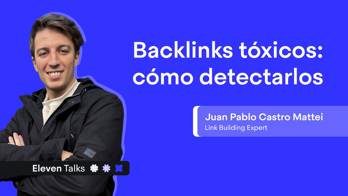 elevenok_'s tweet photo. Nuevo episodio en camino de #ElevenTalks

Estrategias para limpiar tu perfil de enlaces y mejorar tu autoridad SEO, con Juan Pablo Castro Mattei.

Disponible este jueves en nuestro canal de YouTube 🔗  https://t.co/5aPU0wZcnp https://t.co/RSoqUnoKQ5