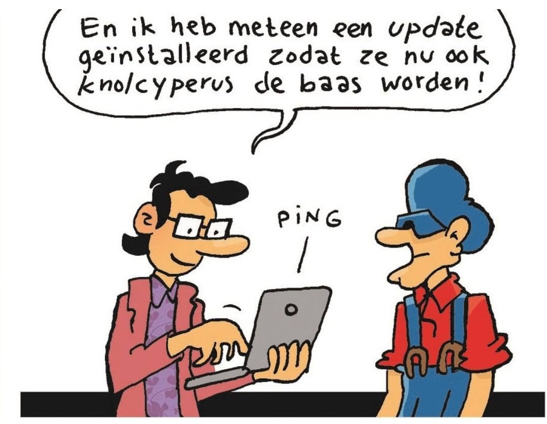 Het blijft leuk om #Opa te lezen in de <a href="/Boerderij_nl/">Boerderij</a>.  Al is het probleem #Knolcyperus minder leuk. <a href="/Boerderij_nl/">Boerderij</a> <a href="/teamagronl/">@TeamAgroNL</a> @