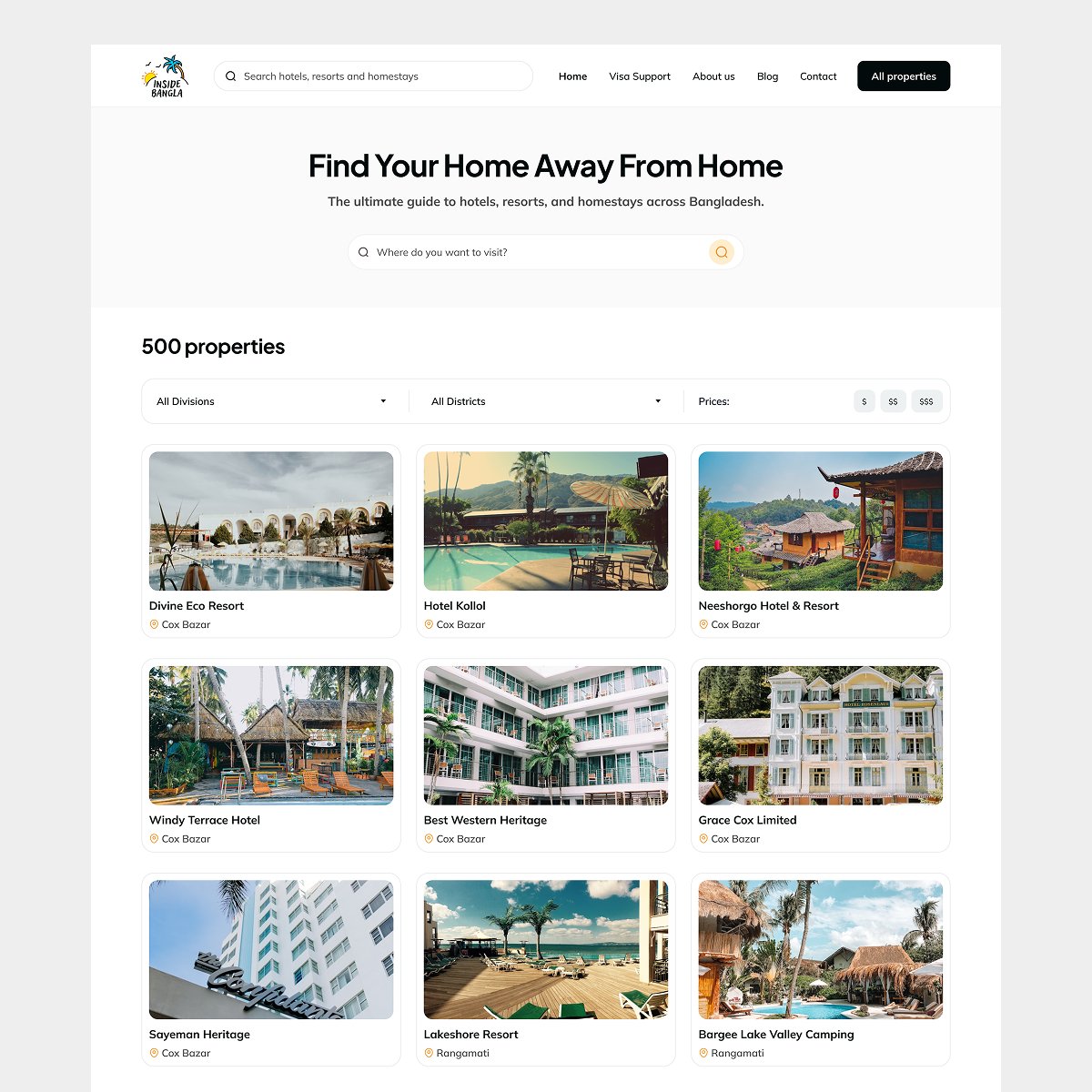 RufoStudio's tweet image. Stop jumping between multiple websites! With Inside Bangla, you can browse ALL the best hotels and resorts in one convenient place. From luxury escapes to budget-friendly stays, find your perfect accommodation without the hassle of endless searching.