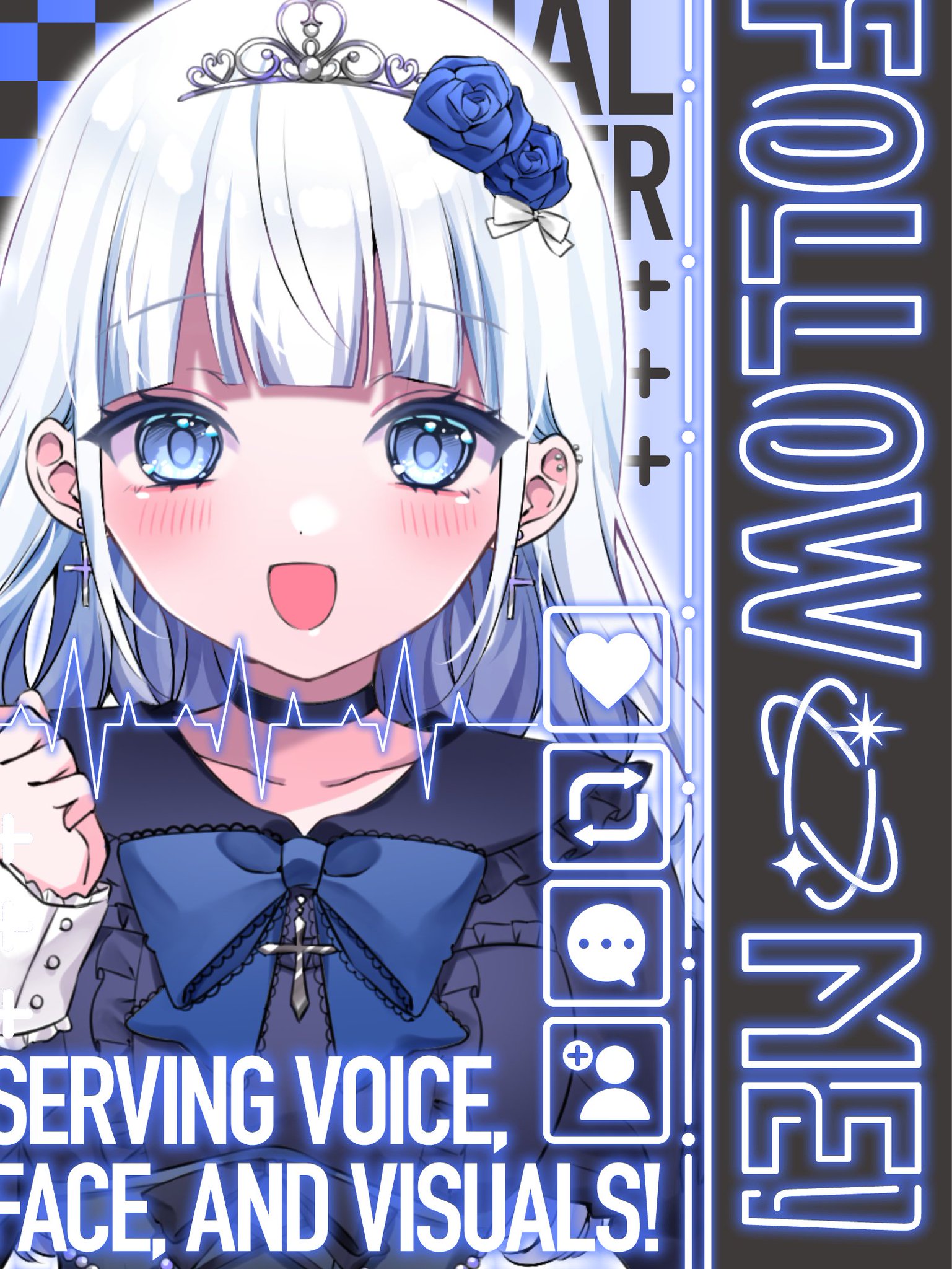 逆巻るい🌹💫💙 26日デザイン依頼枠✨ on X: 