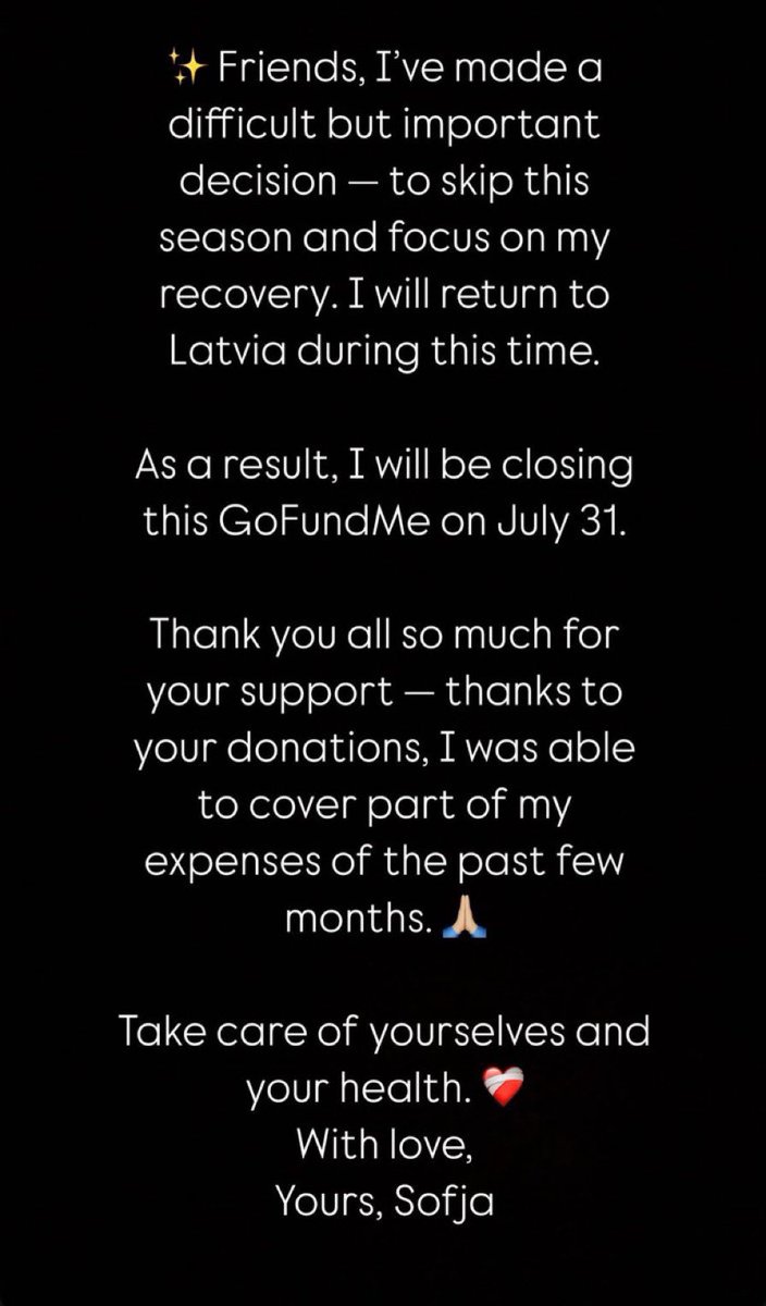 Update from Sofja:

Wishing her all the support to recover and be well and happy.