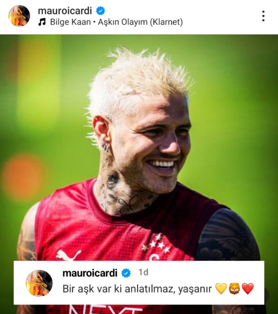 icardi’nin galatasaray aşkı 😍