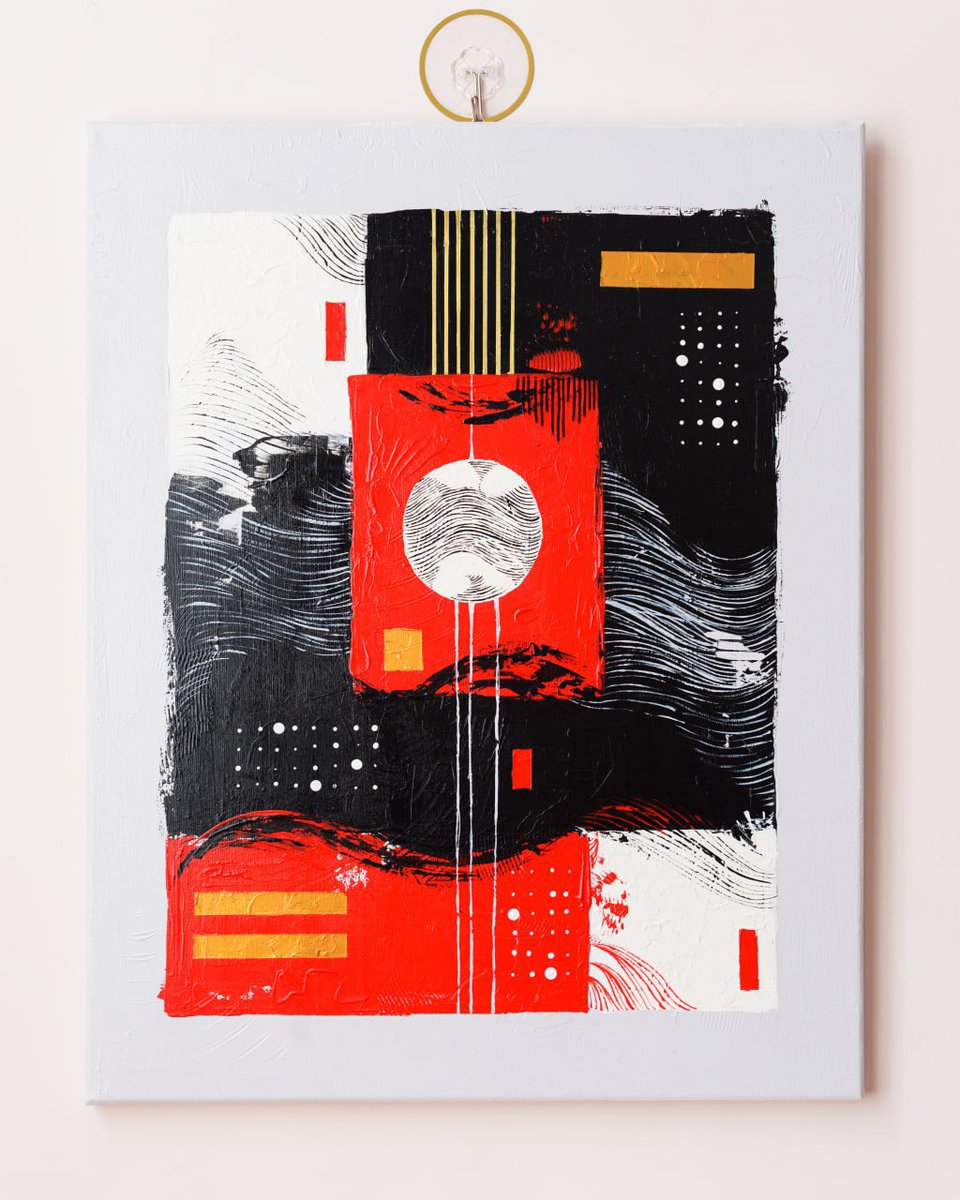 anna_lusurya's tweet image. Good night fam☀️
Thank you for being here with me❤️
___
Abstract #8
40 x 50 cm
Acrylic on canvas