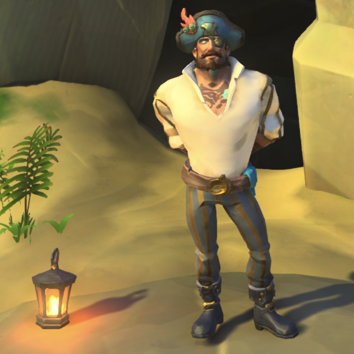_DoomOfSarnath_'s tweet image. Theme: Debonair 
Bonus Fit!
@SeaOfThieves 
#SeaOfThieves 
#StyleOfThieves