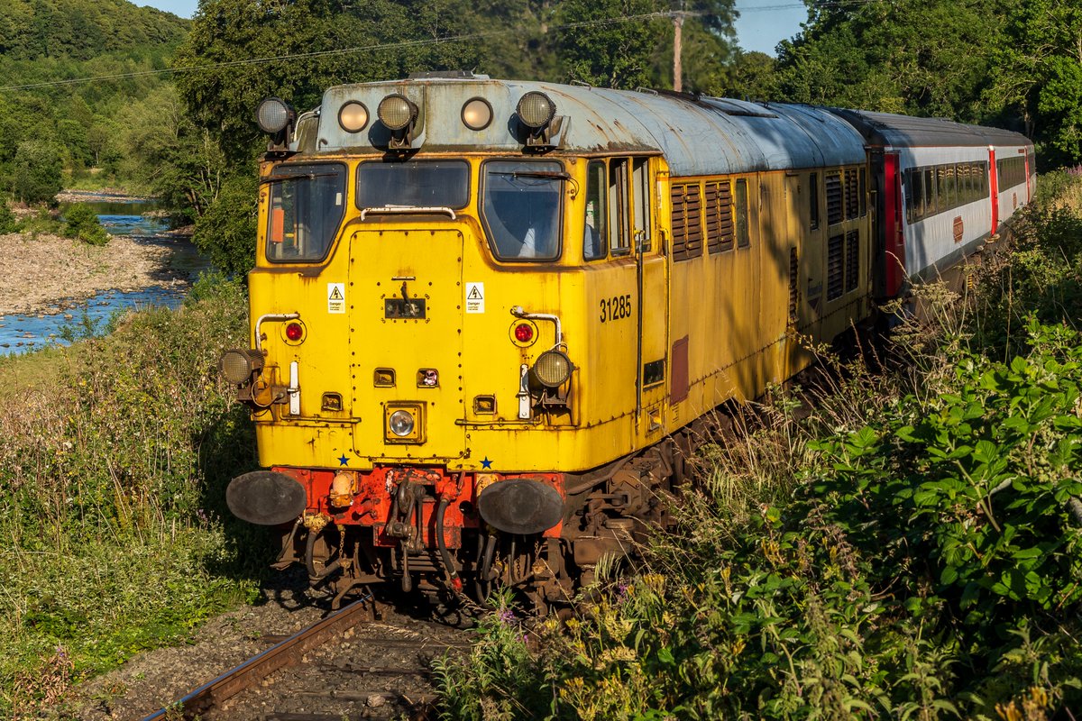 Chris's Photos (Tubby Tabby Images) (@chriss_photos1) on Twitter photo 31285 leads the Beerex stock back to Stanhope on the Weardale Railway alongside the River Wear on 12th July 2025
#weardale #weardaleRailway #BeerEx #Class31 #ped
<a href="/WeardaleRailway/">Weardale Railway</a> @railwaytrust 31285 leads the Beerex stock back to Stanhope on the Weardale Railway alongside the River Wear on 12th July 2025
#weardale #weardaleRailway #BeerEx #Class31 #ped
<a href="/WeardaleRailway/">Weardale Railway</a> @railwaytrust