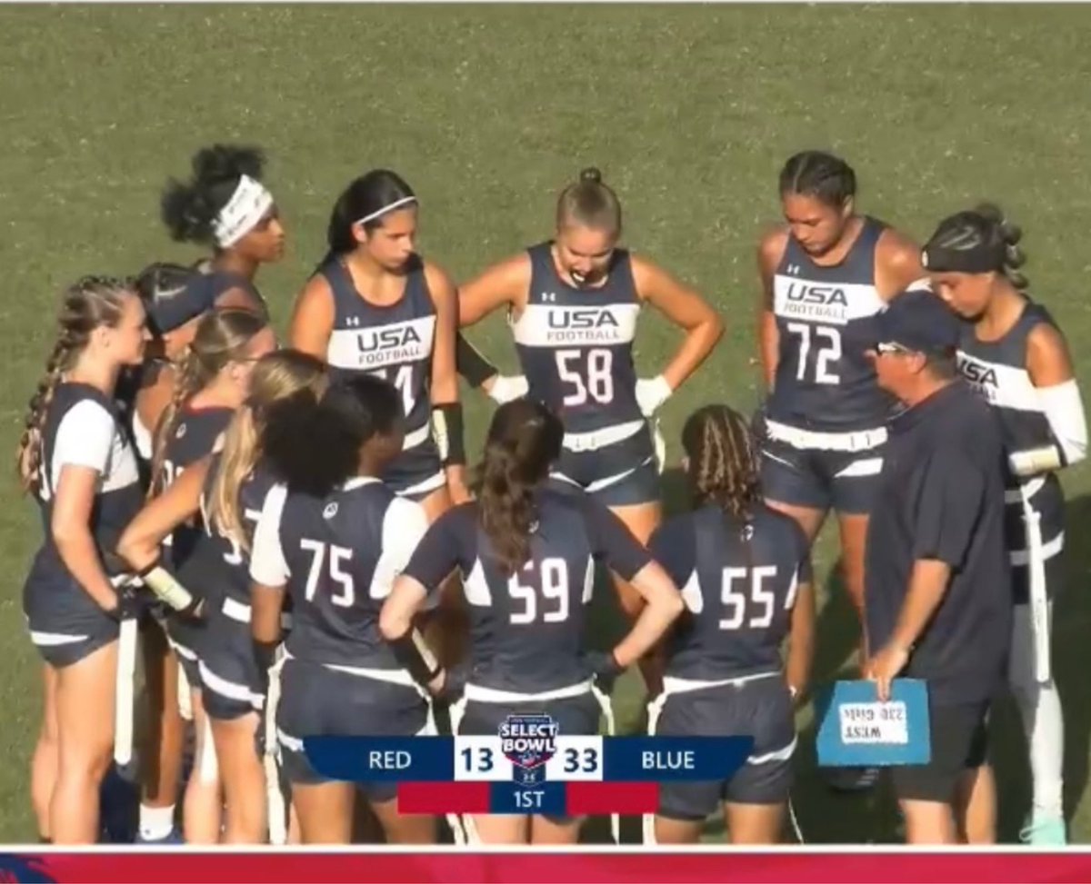 niveaboyd's tweet image. Throwback to USA Select Bowl 23u Champs 2025馃鉂わ笍 #womenflagfootball #USAfootball