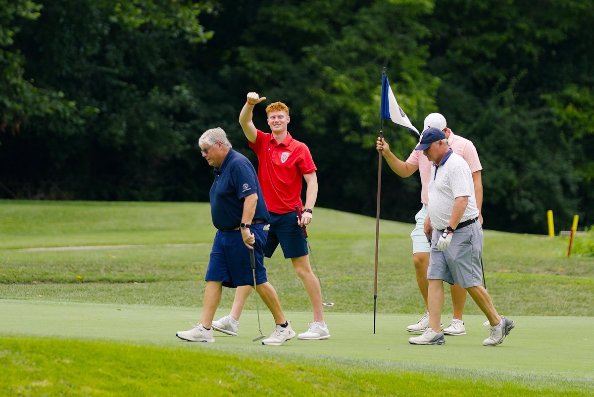 IndyEleven's tweet image. 🏌️♂️ Our guys were out at Country Club of Indianapolis yesterday helping to raise ALS awareness at the 2025 Bob Kravitz ALS Golf Classic!