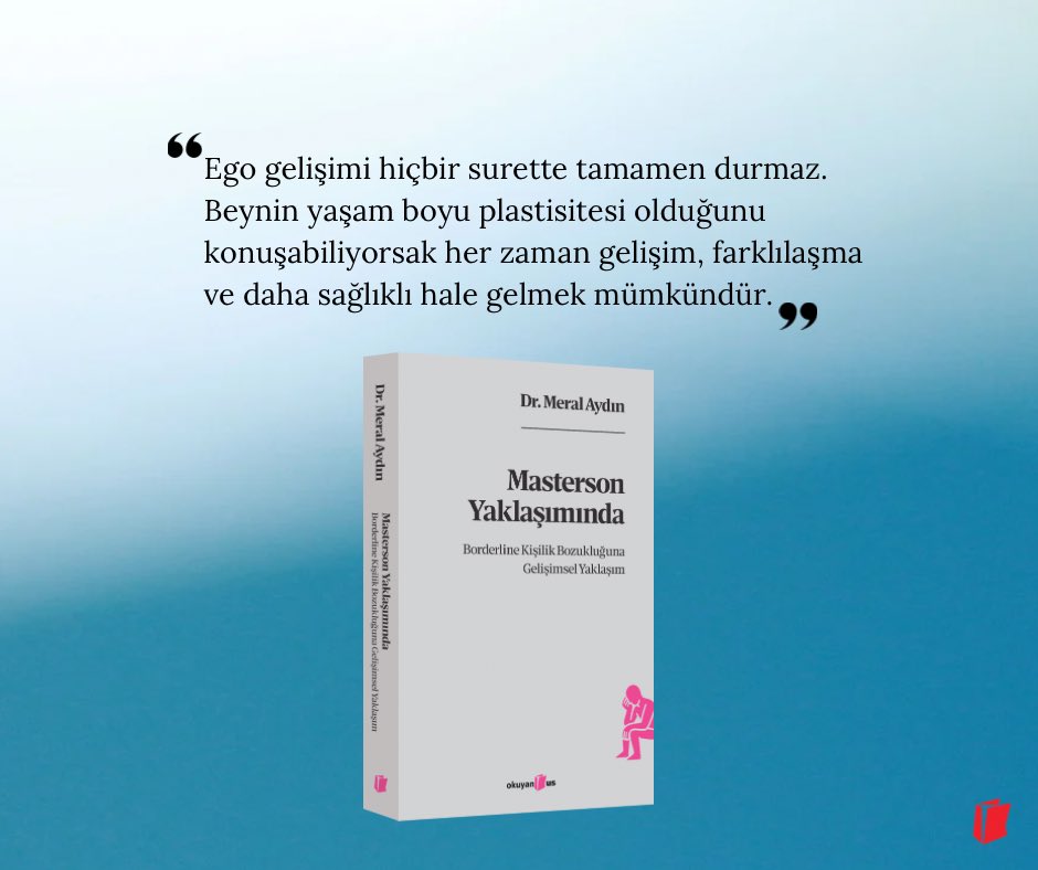 Borderline kişilik bozukluğunu anlamak için yalnızca semptomlara değil, gelişimsel sürece de bakmak gerekir.

Dr. Meral Aydın bu kitapta, Masterson’ın kuramsal çerçevesi üzerinden borderline yapının çocukluk kökenlerine, bireyleşme sürecine ve terapi sürecine odaklanıyor.

Gerçek