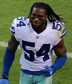 Lord_Dylly's tweet image. IDk if y'all saw but JAYLON SMITH made a HUGE hit on Zeke today at Cowboys training camp
