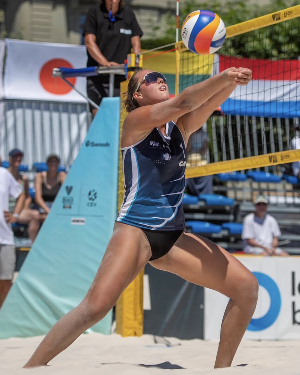 TCUBeachVB's tweet image. Emma Glagau earned fourth and fifth-place finishes at two Futures events in Ios, Greece, and Geneva, Switzerland, earlier this summer!
