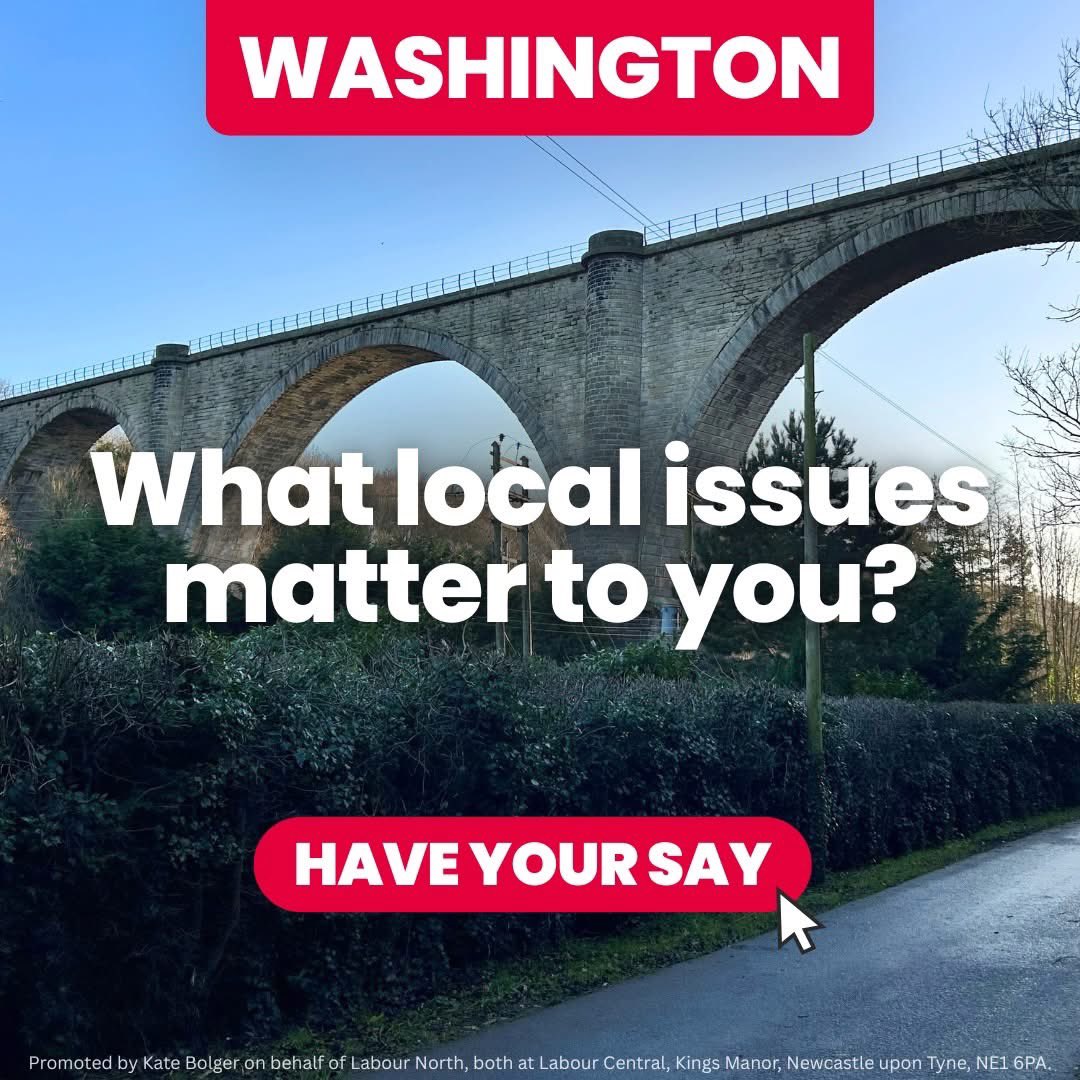 ❗ Calling all Washington Residents

We want to hear from you about your concerns and how we can make Washington a better and safer place to live and work.

Take our short survey and let us know how we can help improve your area 

survey.labour.org.uk/washington-com…