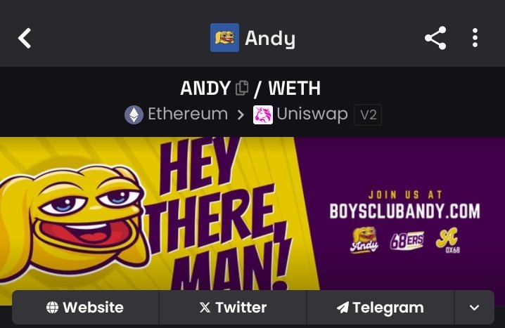 cryptoraiyan's tweet image. Been watching $ANDY for a while now — 1 year 4 months old and still holding it down with a solid, active community 💪
It’s not one of those overnight coins — it’s growing steady, and the vibes say long-term winner 🔥
Low cap + strong base = potential sleeper rocket 🚀