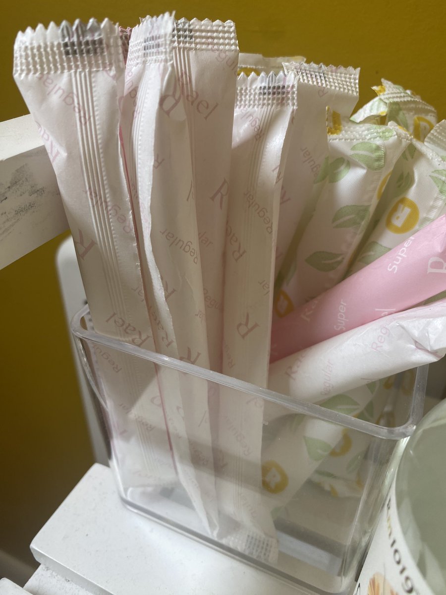 RealFoodRina's tweet image. The coffee shop had free organic feminine care products!!!!
I've never seen this before.
The world is healing.